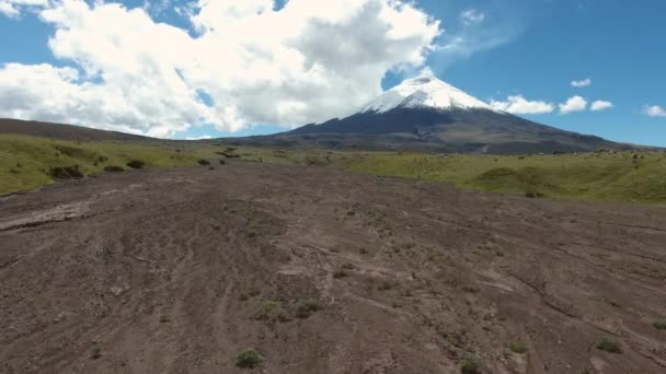 Video Paesaggio Del Vulcano Cotopaxi Ecuador — Video Stock