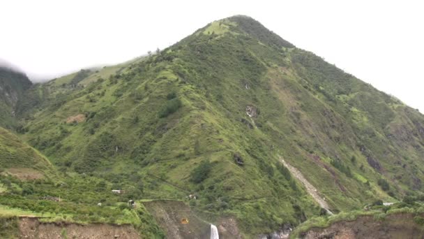 Video Cascata Agoyan Pastaza Valey Ecuador — Video Stock