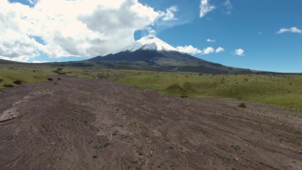 Vídeo Paisaje Del Volcán Cotopaxi Ecuador — Vídeos de Stock