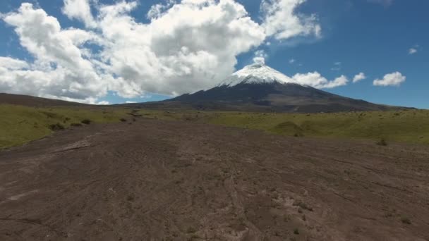 Vídeo Paisaje Del Volcán Cotopaxi Ecuador — Vídeos de Stock