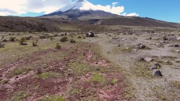 Vídeo Paisaje Del Volcán Cotopaxi Ecuador — Vídeos de Stock