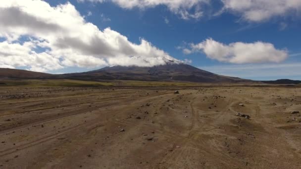 Vídeo Volcán Cotopaxi Las Montañas Paisaje — Vídeos de Stock