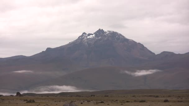 Vídeo Del Volcán Cotopaxi Las Montañas Andes Ecuatorianos — Vídeos de Stock