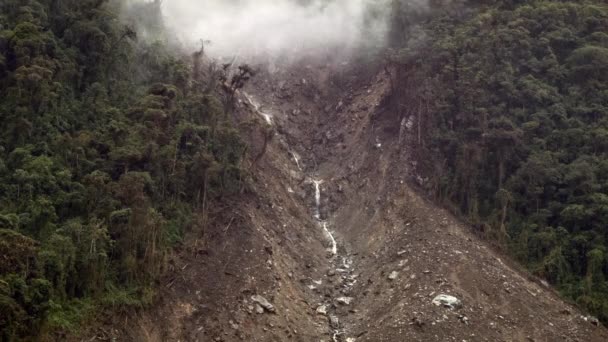 Video Berg Landskap Moln Himlen Rör Sig Snabbt — Stockvideo