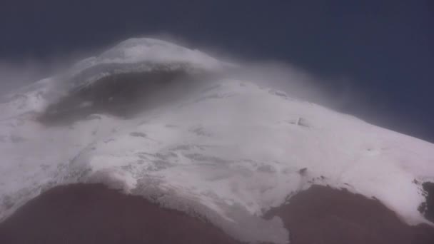 Video Lapso Tiempo Del Volcán Cotopaxi Las Montañas Andes Ecuatorianos — Vídeos de Stock