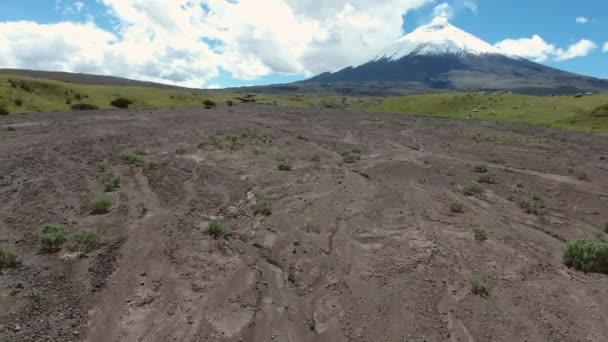 Vídeo Paisaje Del Volcán Cotopaxi Ecuador — Vídeos de Stock