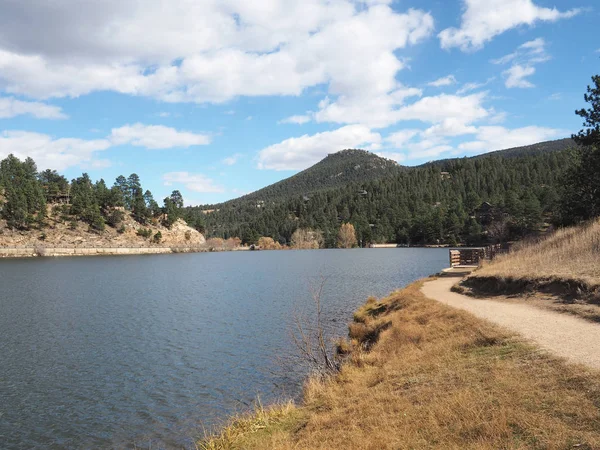 Evergreen Lake in Evergreen, Colorado — Stockfoto