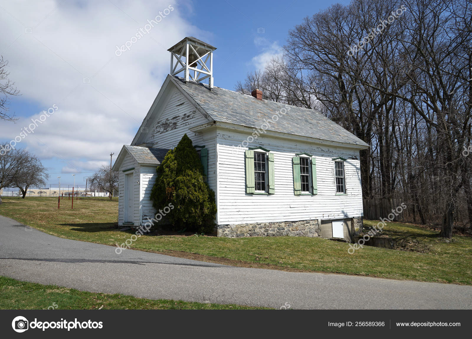 Old One Room Union Schoolhouse In Bangor Pennsylvania