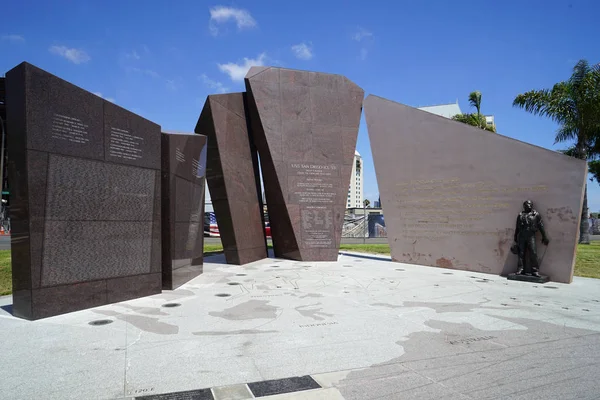 Uss san diego Denkmal — Stockfoto