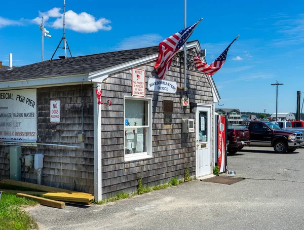 Stonington Maine Usa July 2020 Building Harbormaster — стокове фото