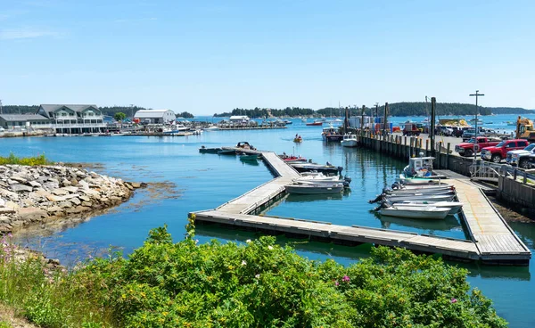 Stonington Maine Usa Juli 2020 Vacker Sommareftermiddag Vid Hamnen — Stockfoto