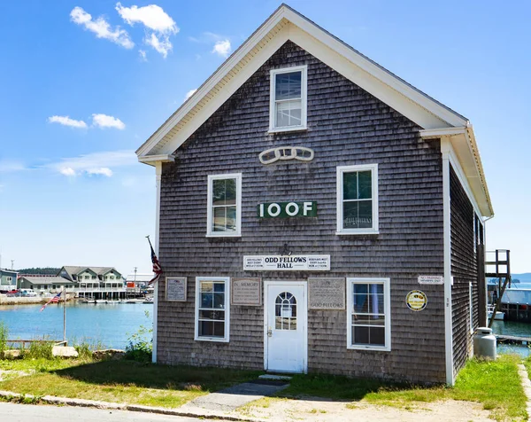 Stonington Maine Usa Липня 2020 Building Independent Order Odd Fellows — стокове фото