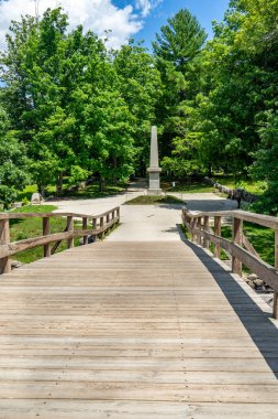 Concord, Massachusetts 'teki Eski Kuzey Köprüsü.