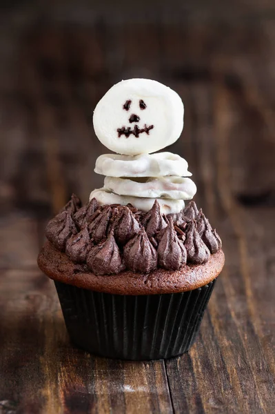 Skelett cupcake — Stockfoto