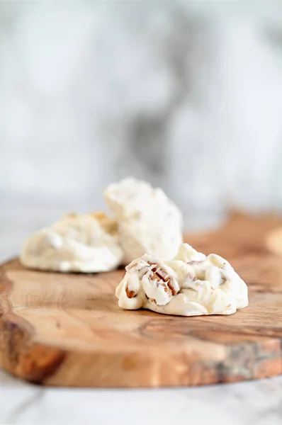 Delicious Keto Butter Pecan Fat Bombs — Stock Photo, Image