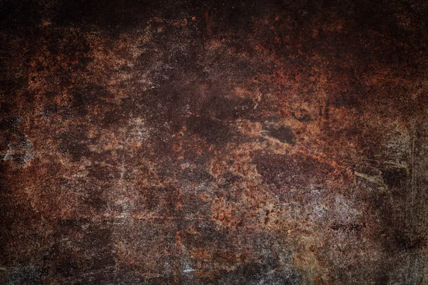 Abstrakt Eines Grunge Rostigen Metallhintergrundes Mit Rost Und Oxidierter Textur — Stockfoto