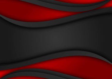 Vektör kırmızı ve siyah geometrik arka planını renklendirin. Kopyalama alanı modern tasarımı ile Soyut doku.