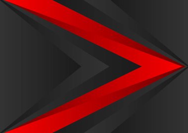 Geometrik arka plan kopya alanı Eps10 ile vektör kırmızı ve siyah renk