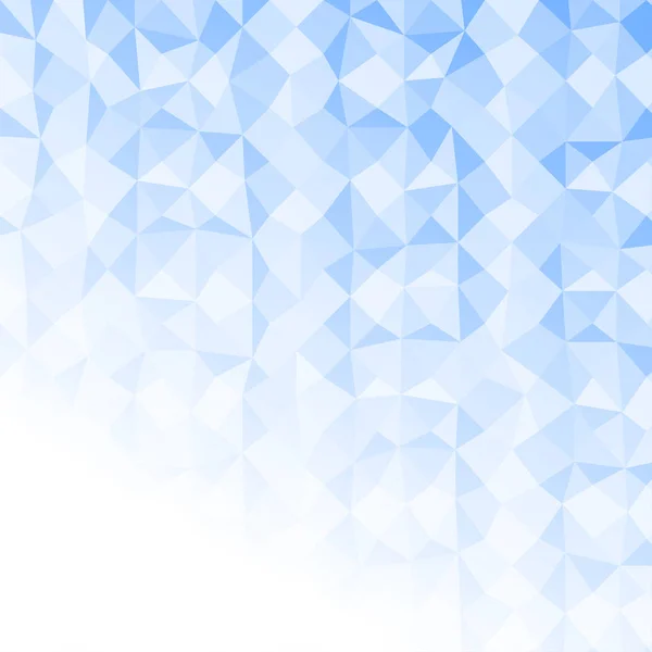 Hellblauer Polygon Abstrakter Hintergrund Vektortextur Geometrisch Mit Kopierraum — Stockvektor