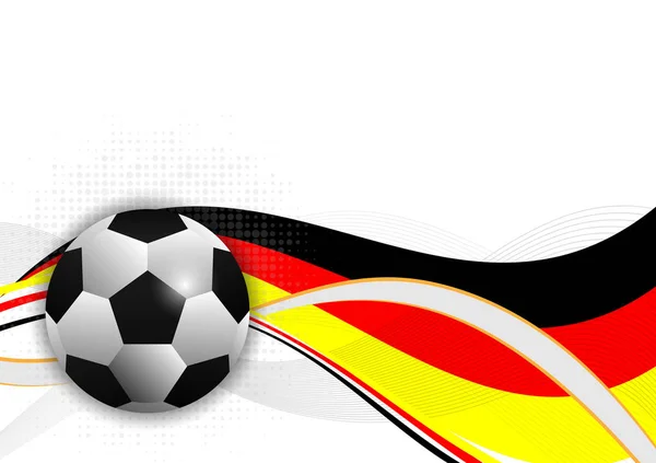 Soccer Ball Design Element Vector Abstracte Achtergrond — Stockvector