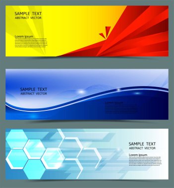 Afiş geometrik arka plan, vektör çizim kopya alanı ile