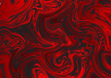 Kırmızı ve siyah sıvı stil tasarlamak vektör arka plan