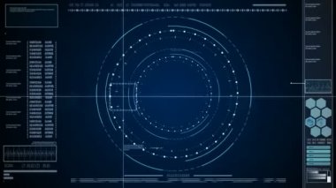 Dijital arka plan bilgi hareketli grafikler ile