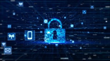 Arka plan dijital ağ veri ve iletişim ağ kavramı