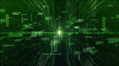 Hi-Tech dijital ekran holografik bilgi soyut backgro