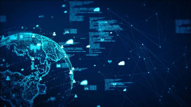 Dijital Teknoloji Ağ Veri ve İletişim Kavramı Abstra