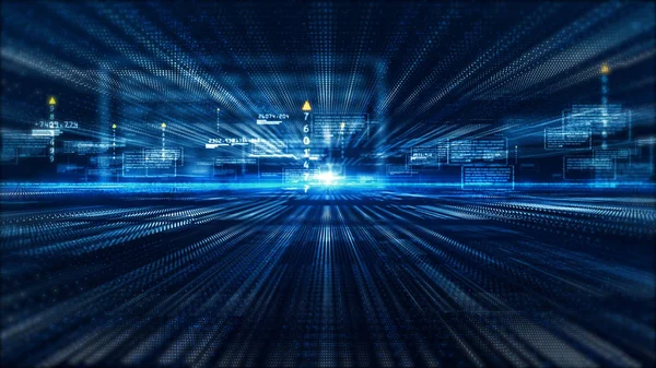 Hi-Tech dijital ekran holografik bilgi soyut backgro
