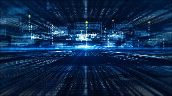 Hi-Tech dijital ekran holografik bilgi soyut backgro