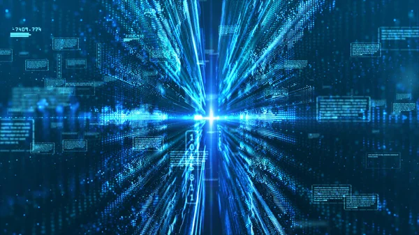 Hi-Tech dijital ekran holografik bilgi soyut backgro