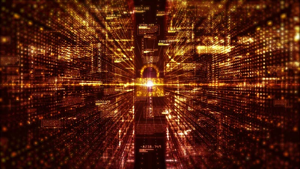 Hi-Tech dijital güvenlik ve Teknoloji Ağ Veri ve Communi