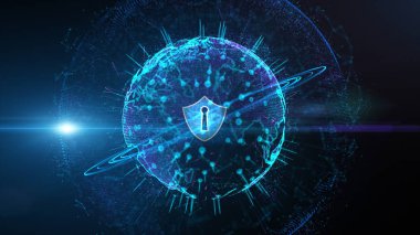 Shield Icon Secure Global Network, Siber Güvenlik ve Koruma
