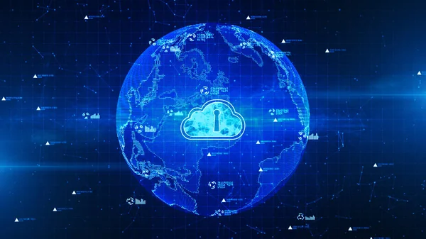 Secure data in global network,  Digital cloud computing, Cyber s