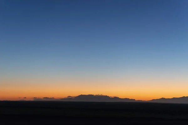 Schöner Morgenschimmer auf dem Helan-Gipfel — Stockfoto