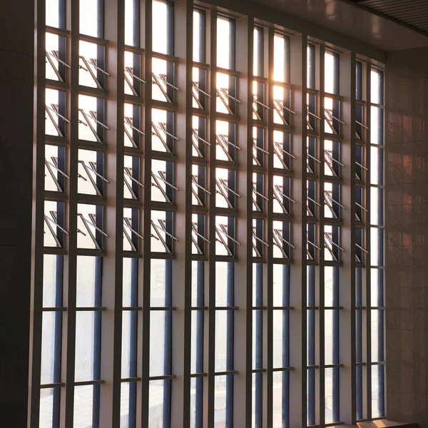 Sunlight Filtered Window Yibin Railway Station Sichuan Province — Stock Photo, Image