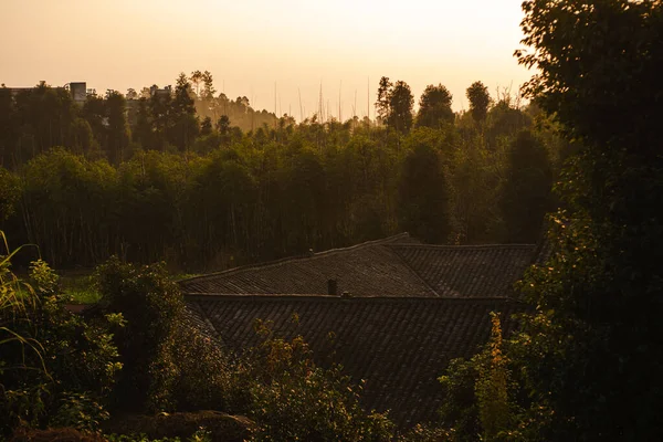 中国南西部の農村風景 ストック写真