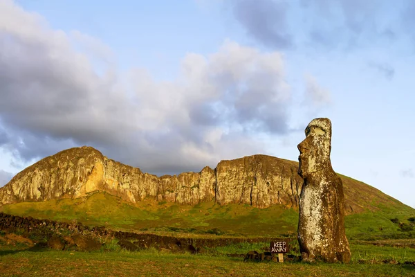 Moai Ahu Tongariki Sull Isola Pasqua — Foto Stock