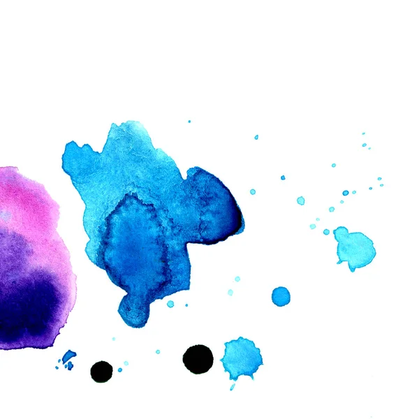 Suluboya handdrawn sıçrama.