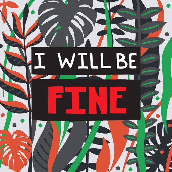 El çizimi çiçek deseni. Egzotik soyut vektör arkaplanı ve harfleri 