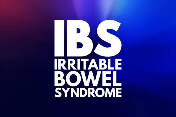 Ibs 過敏性腸症候群の頭字語 医学的概念の背景 — ストック写真