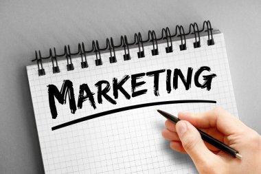 Pazarlama metni, iş konsepti geçmişi