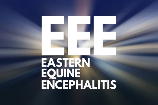 Eee Eastern Equine Encephalitis Acronym Medical Concept Background — Stock Photo, Image