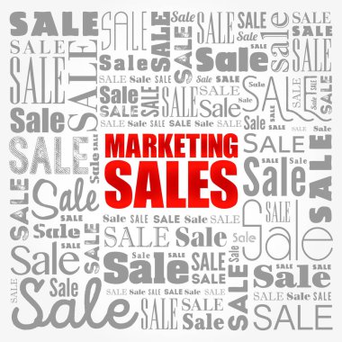 Pazarlama kelime bulutu, iş konsepti geçmişi