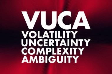 VUCA - Değişkenlik, Belirsizlik, Karmaşıklık, Belirsizlik kısaltması, iş konsepti geçmişi