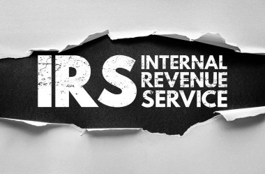 Gelir İdaresi 'nin kağıt gözyaşı efektiyle gösterilen metni. Vergilendirme, hükümet yetkisi, gelir tahsilatı, denetim, mali politika ve uyum için kavramsal imaj