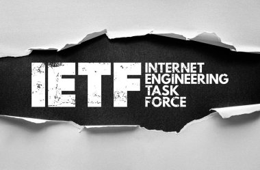 Yırtık yüzeyin altında IETF İnternet Mühendisliği Görev Gücü metni. Çevrimiçi protokoller ve sistem düzenlemeleri ile bağlantılı ağ oluşturma, standartlar ve İnternet yönetim kavramı