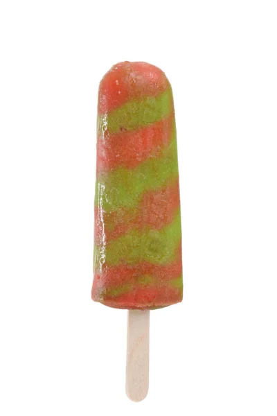 Isolated Strawberry Kiwi Popsicle — Stock Photo, Image